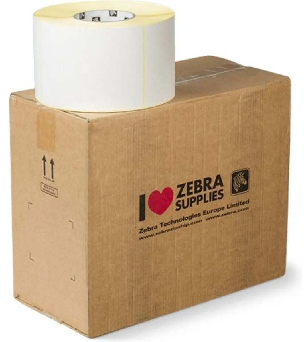 Zebra L 105mm x 148mm - 4 Rollen Zwart - afbeelding 3 van 3