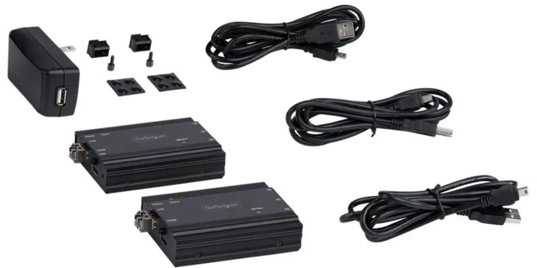 Startech SV565FXHD4KU KVM Verlenger Glasvezel - HDMI/USB - Zwart - afbeelding 5 van 6