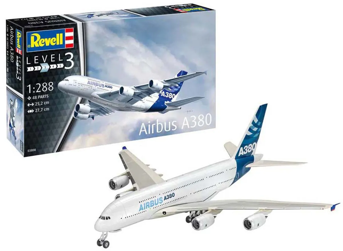 Revell 03808 Airbus A380 Modelbouwpakket - 1:288 - Multi