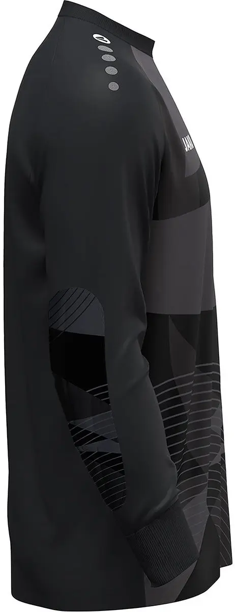 JAKO River Keepershirt Lange Mouw Kinderen 116 - Zwart