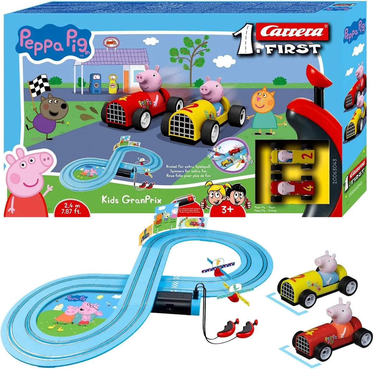 Carrera FIRST Racebaan Peppa Pig vs. George CAR20063043