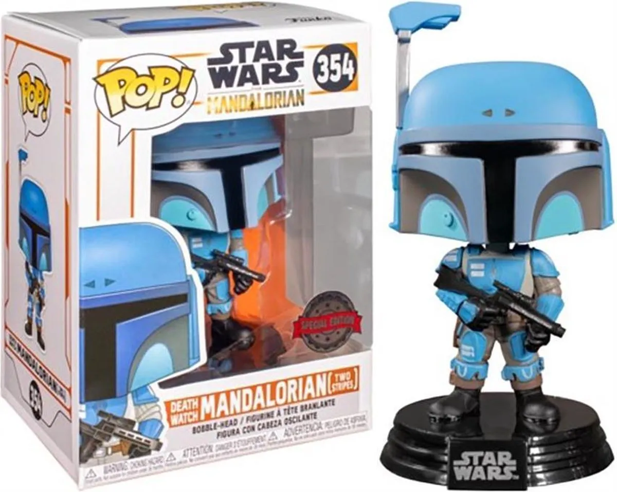 Funko Pop! Star Wars The Mandalorian Death Watch Two Stripes #354