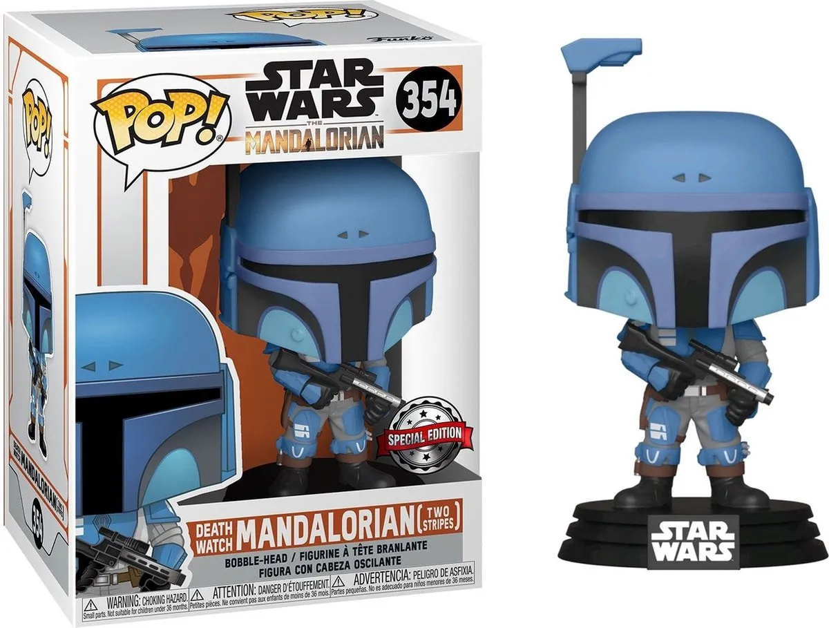 Funko Pop! Star Wars The Mandalorian Death Watch Two Stripes #354