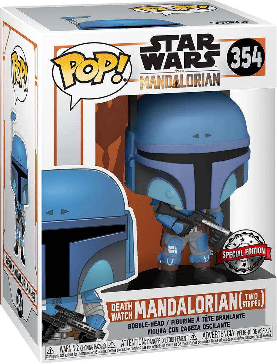 Funko Pop! Star Wars The Mandalorian Death Watch Two Stripes #354