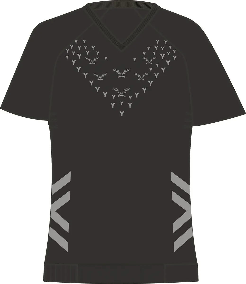 X-Bionic Twyce Run Shirt Korte Mouwen Dames X Black/Rhino Grey
