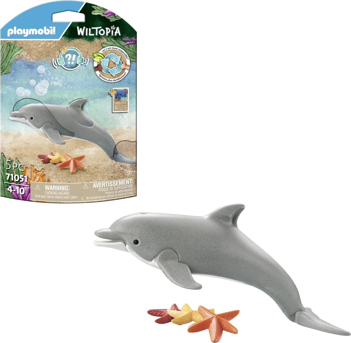 Playmobil Wiltopia Dolfijn 71051 - Multicolor
