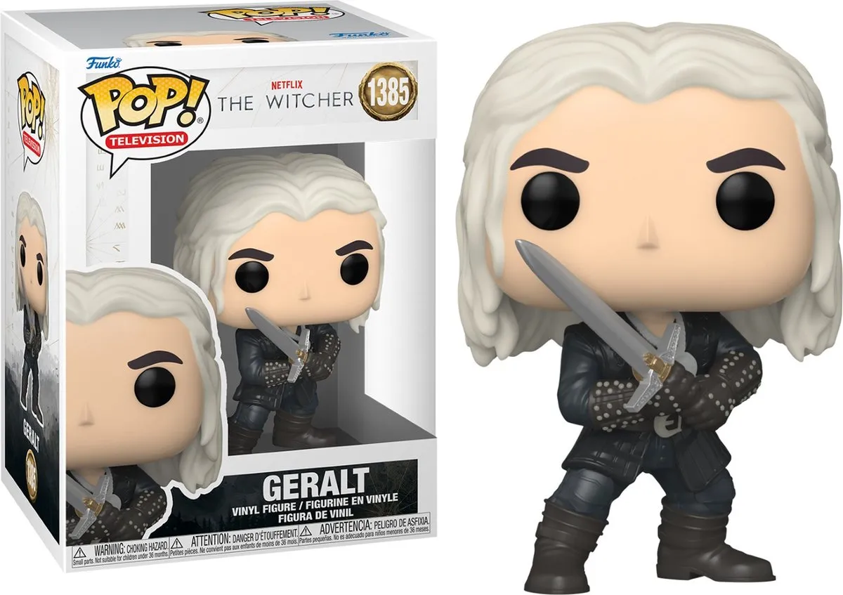 Funko POP! The Witcher Geralt Verzamelfiguur 9cm - Multicolours