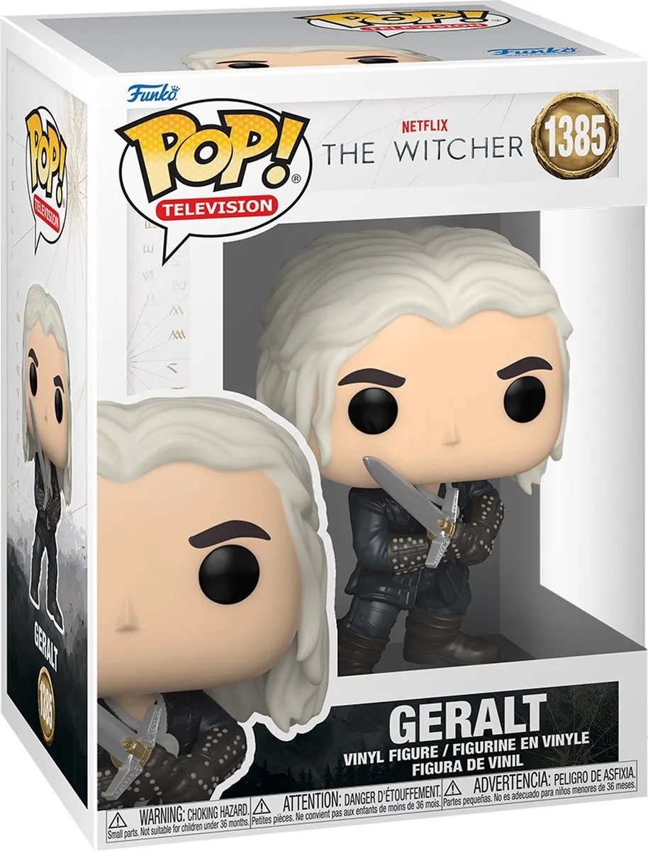 Funko POP! The Witcher Geralt Verzamelfiguur 9cm - Multicolours
