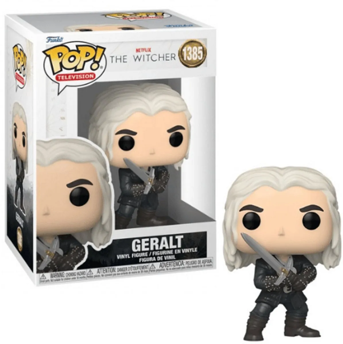 Funko POP! The Witcher Geralt Verzamelfiguur 9cm - Multicolours