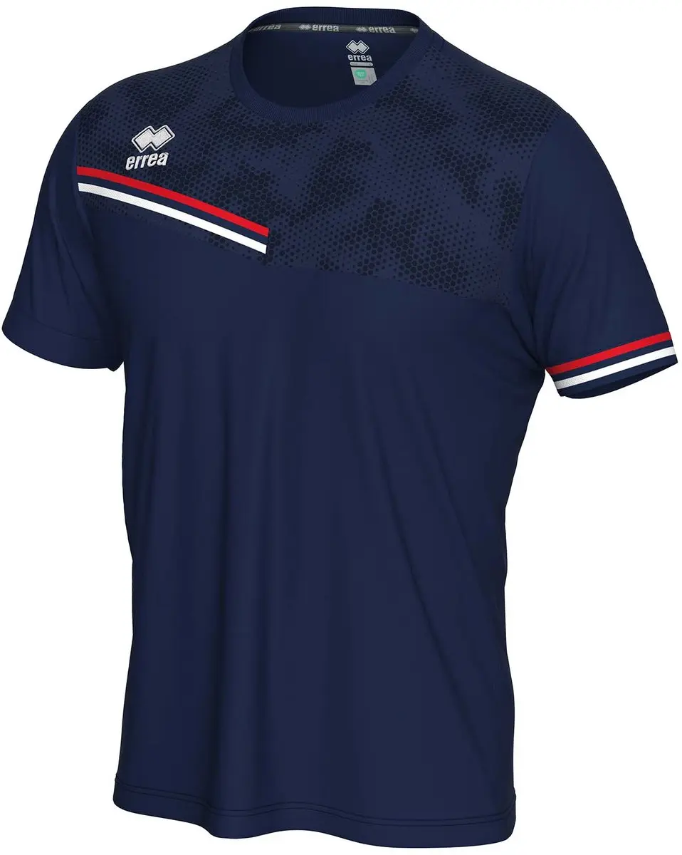 Errea Evan T-shirt Korte mouw - XL - Blauw