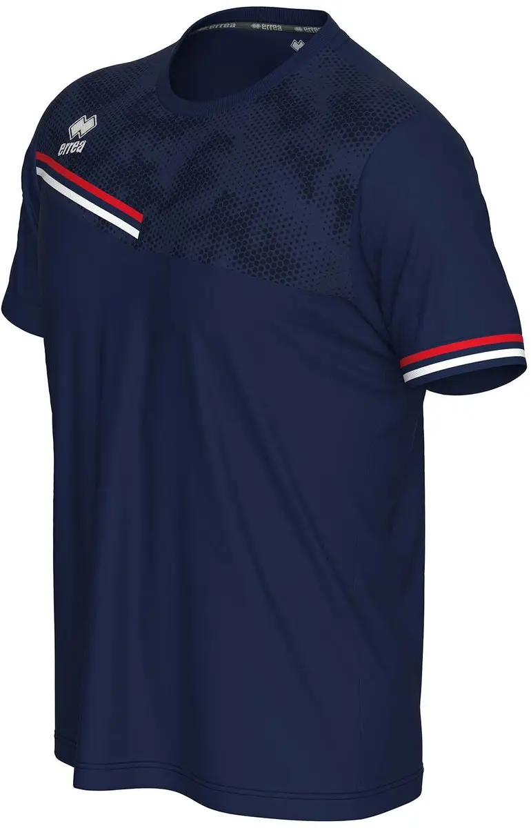 Errea Evan T-shirt Korte mouw - XL - Blauw