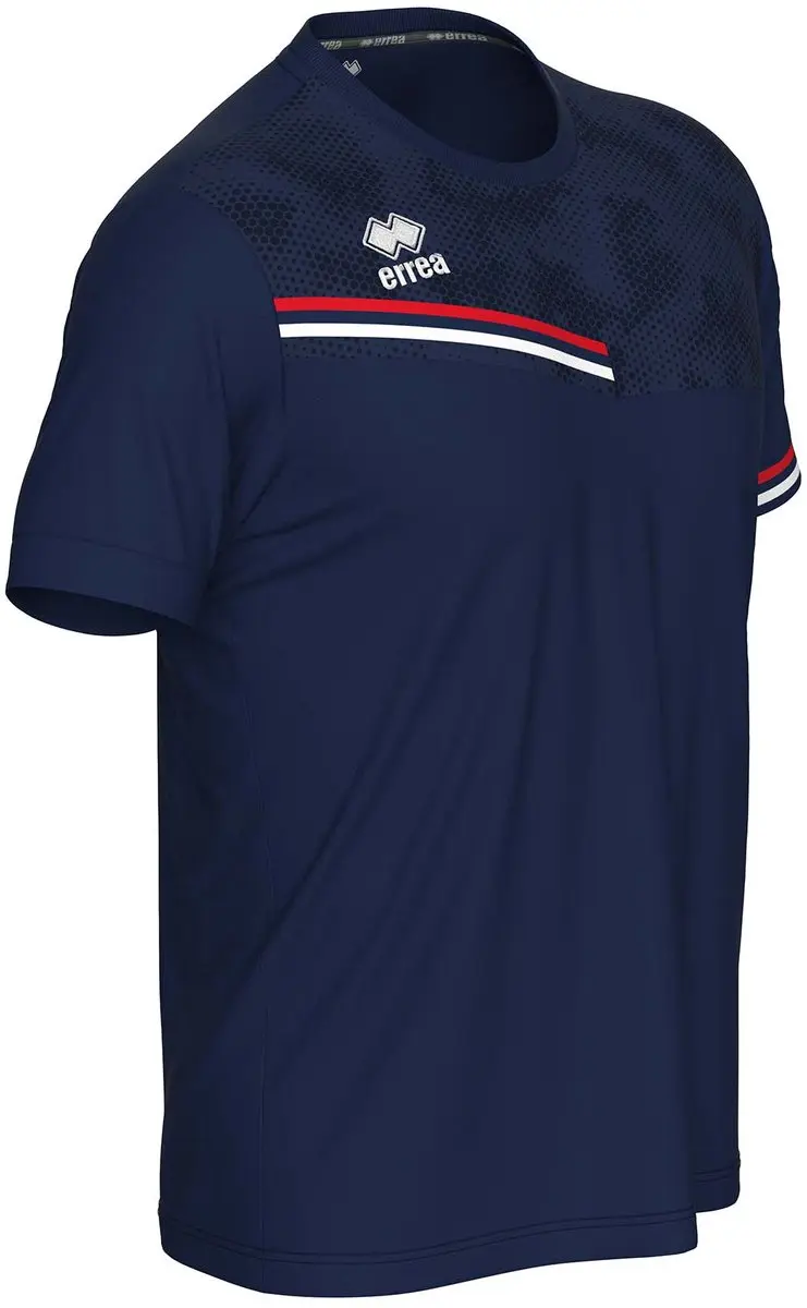 Errea Evan T-shirt Korte mouw - XL - Blauw