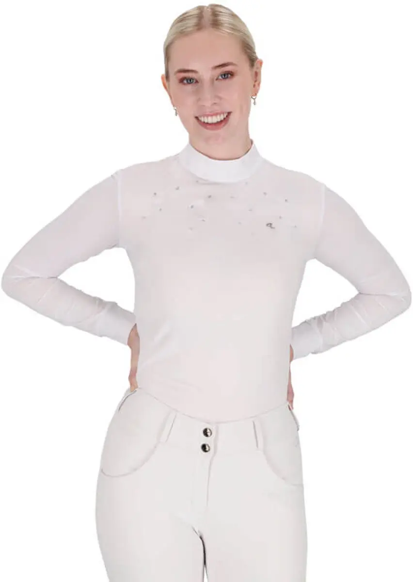 Wedstrijdshirt QHP Amilara Wit