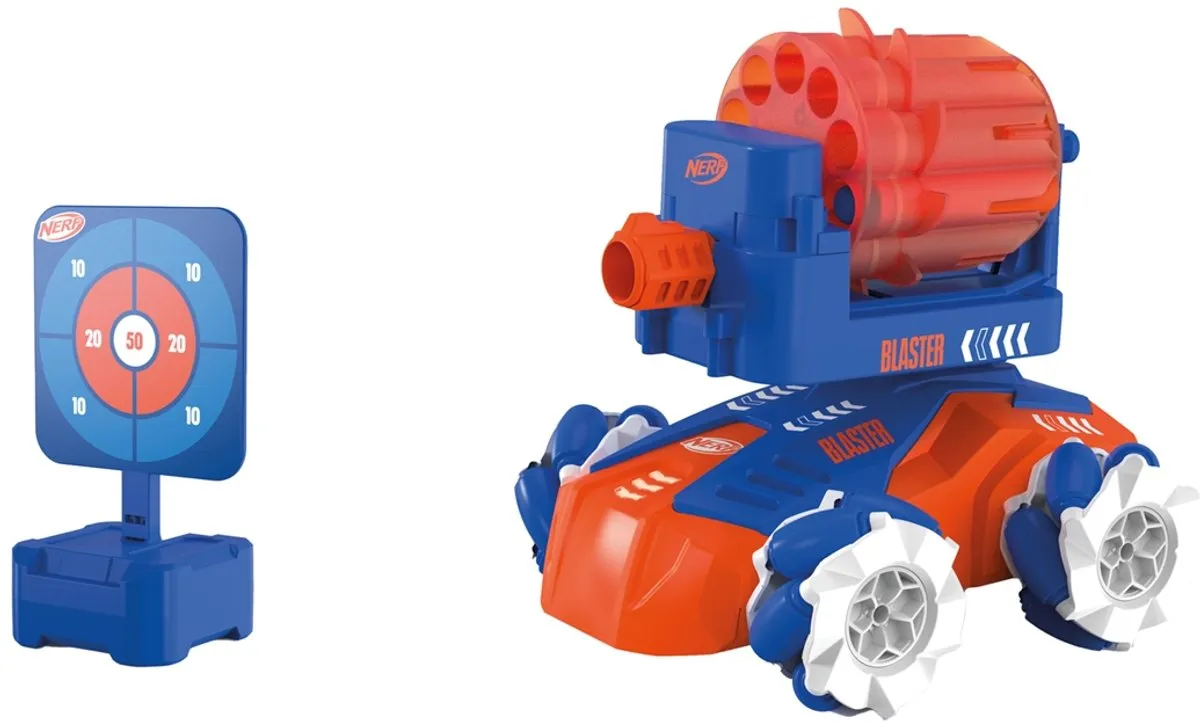Carrera RC Nerf Blasting Car CAR370240020 - 2,4GHz - Rood/Blauw