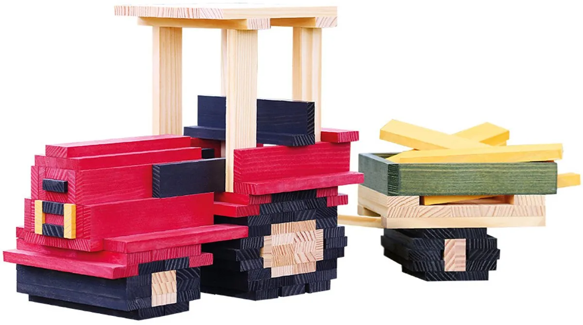 KAPLA Kleur Constructiespeelgoed 155 Plankjes