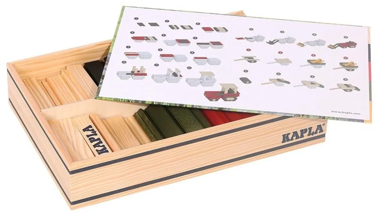 KAPLA Kleur Constructiespeelgoed 155 Plankjes - Meerkleurig