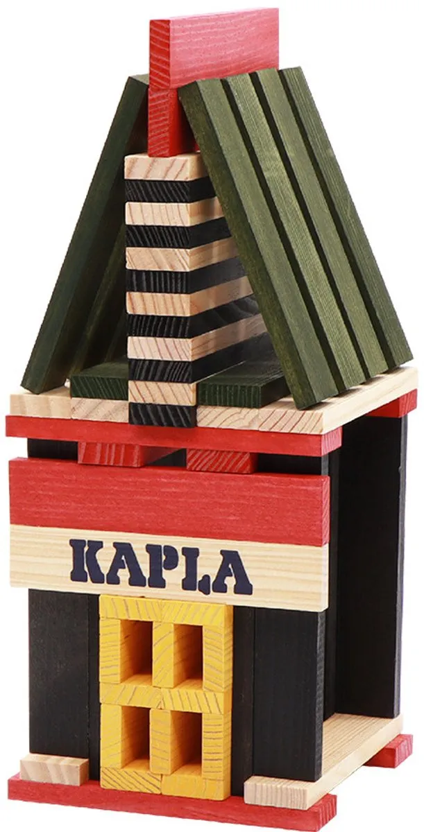 KAPLA Kleur Constructiespeelgoed 155 Plankjes - Meerkleurig - afbeelding 6 van 6