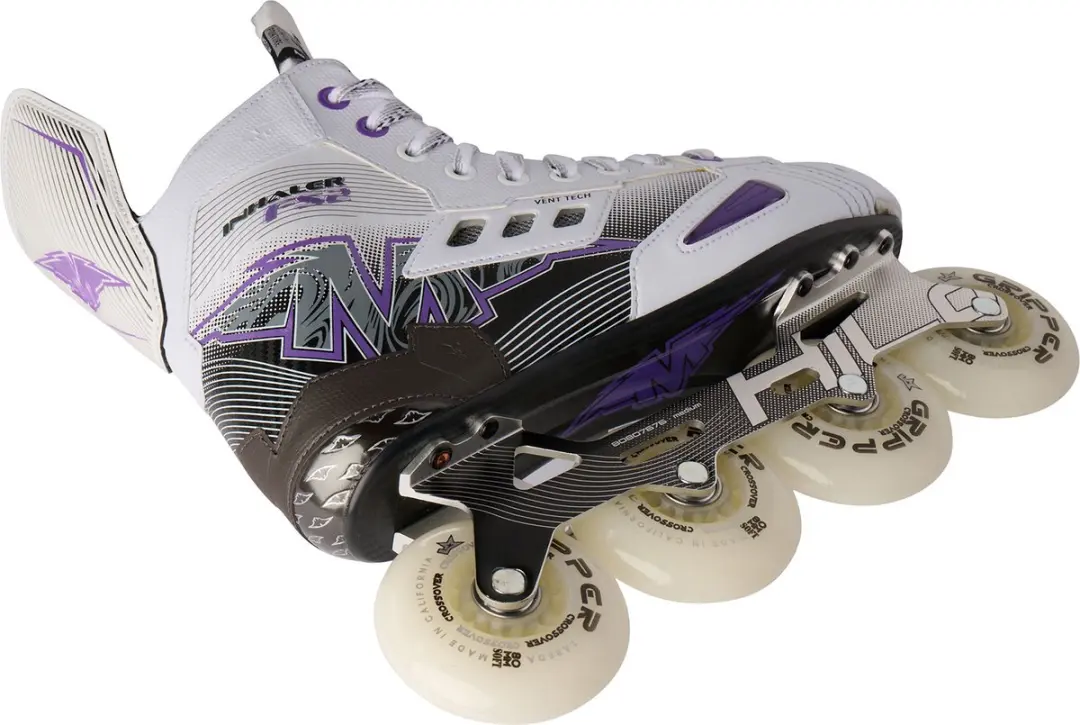 Bauer Mission S25 FS2 Roller Skates - Maat 9 - Paars