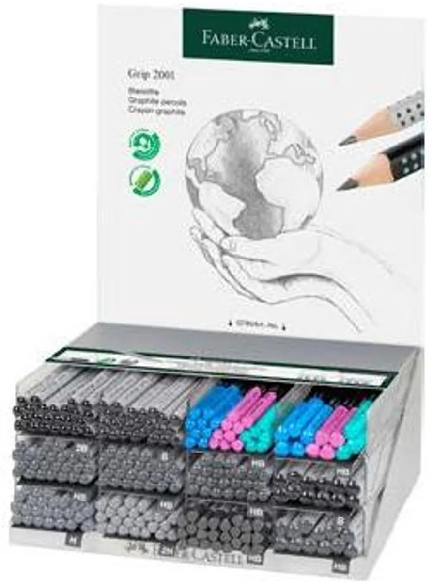 Faber-Castell GRIP 2001 Grafietpotloden - 252 Stuks - Assorti