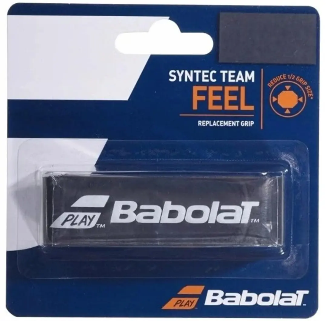 Babolat Syntec Team Feel Basiswikkel Zwart/Wit
