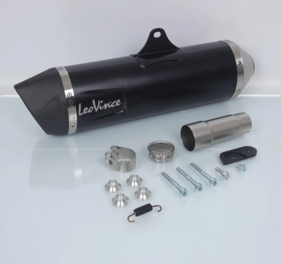 Silencieux d échappement Leovince pour Scooter Peugeot 400 Metropolis 2013 à 2