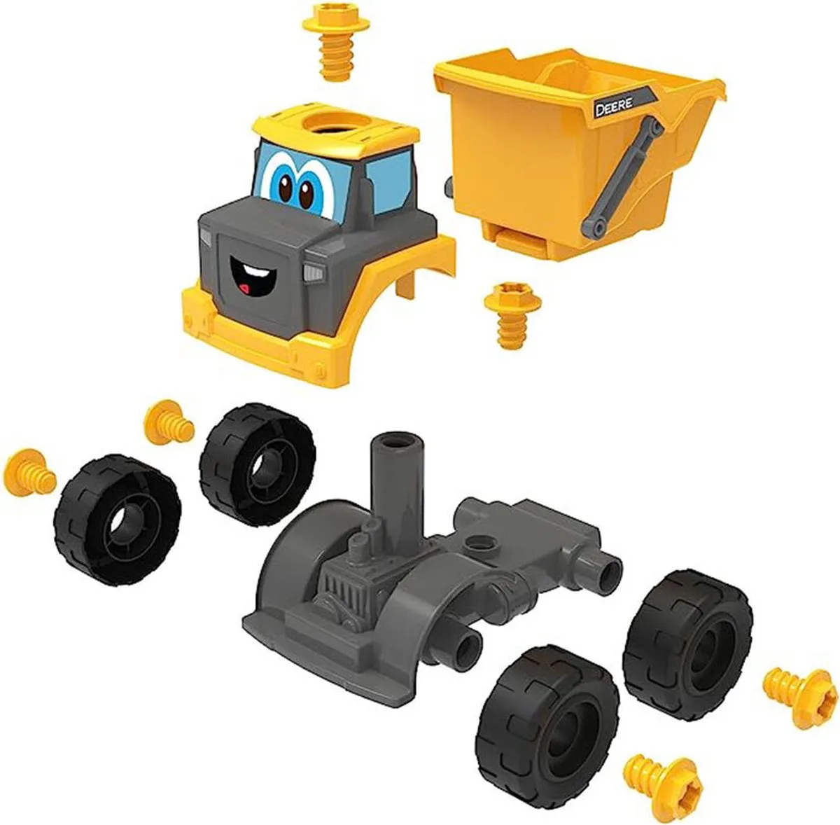 Tomy Bouw een Buddy Kiepwagen John Deere 47508EU - Geel