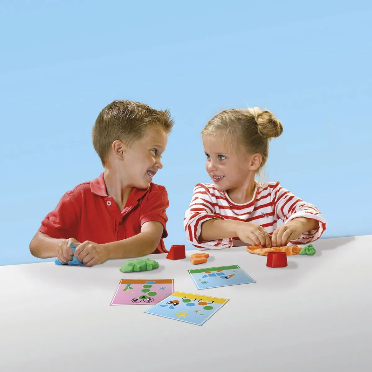 SES Creative My First Klei met uitsteekvormen - 9 Stuks - 3 Kleuren