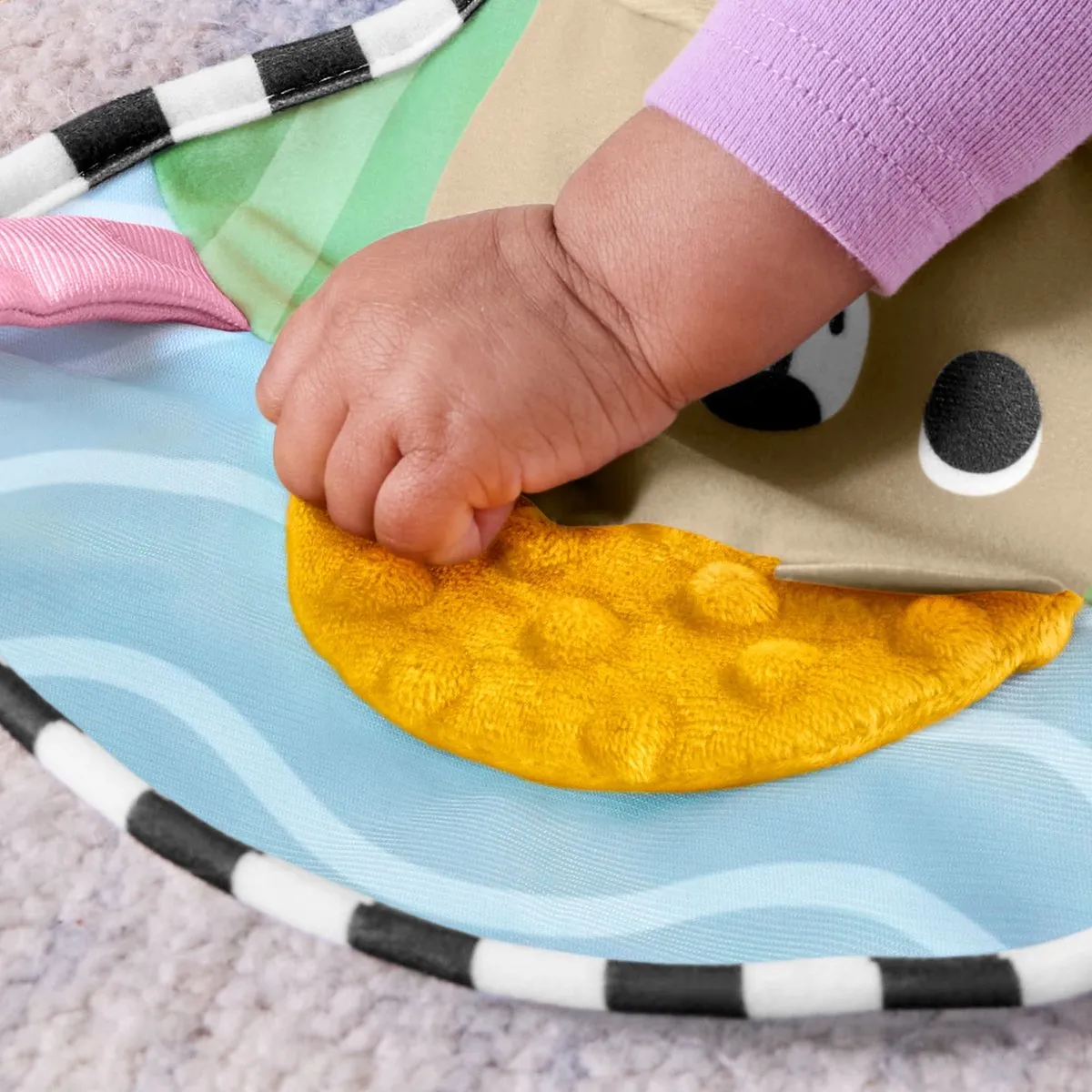 Fisher Price Zintuiglijke Avonturen Buikligtrainer - 2 Speelelementen - Meerkleurig