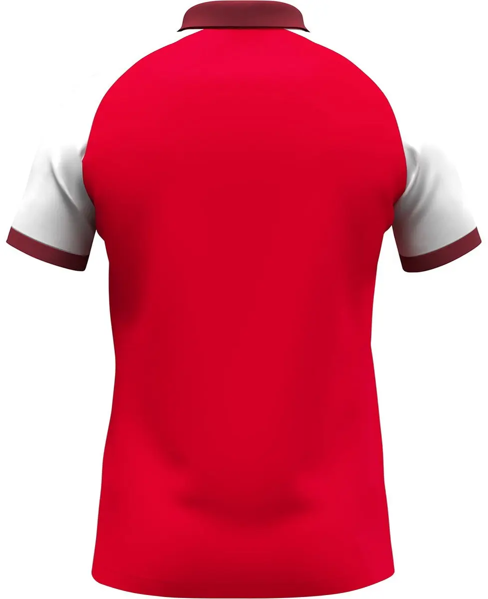 Jako Dynamic Polo Heren - Rood/Wit/Donkerrood M