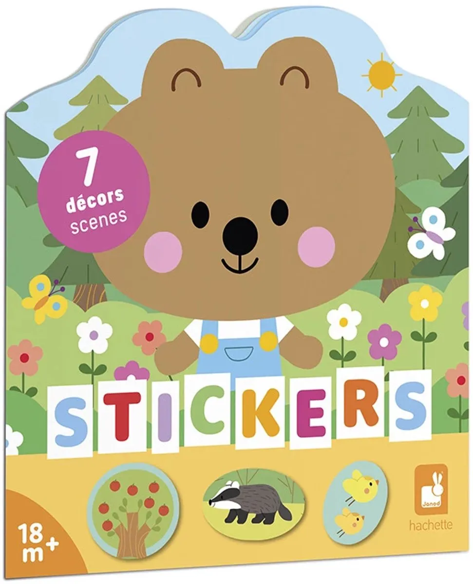 Janod Stickerboek Het Bos