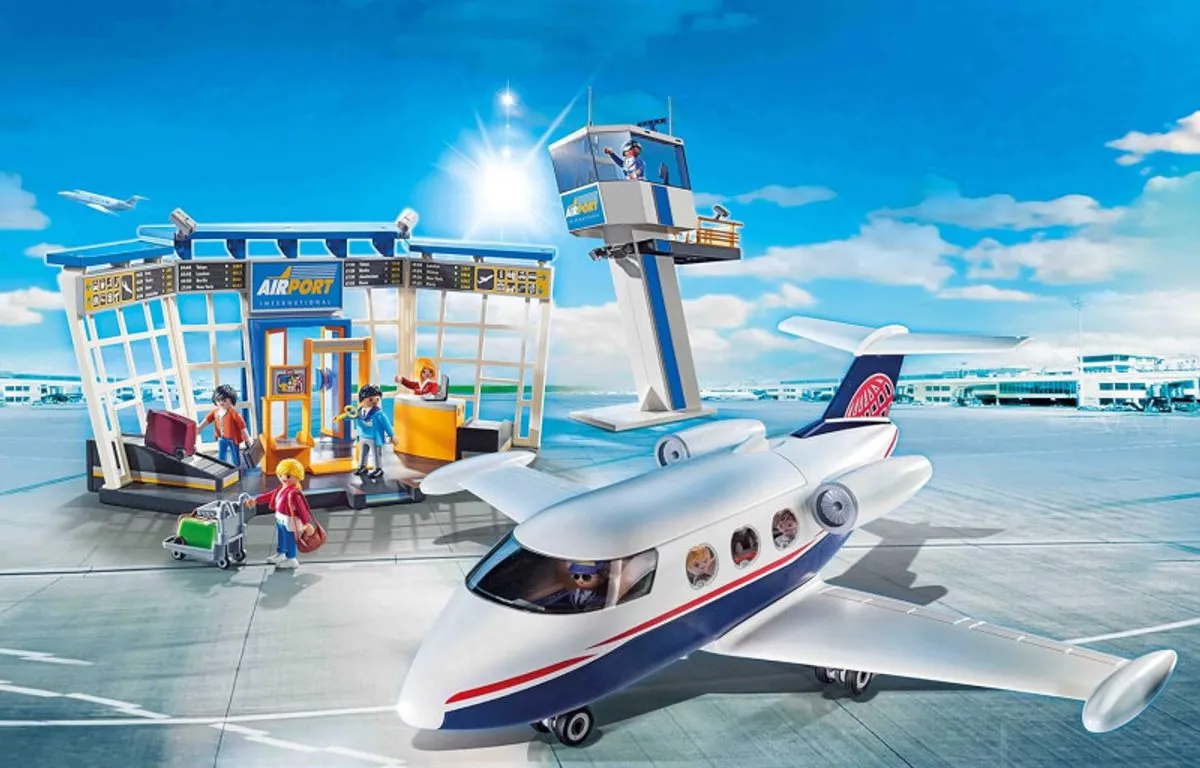 Playmobil Luchthaven met Vliegtuig P-71153