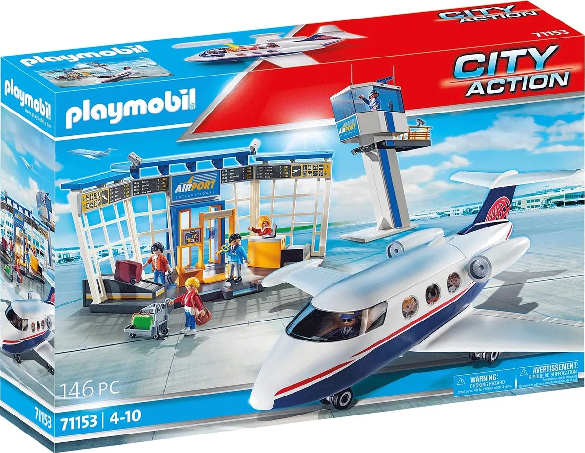 Playmobil Luchthaven met Vliegtuig P-71153