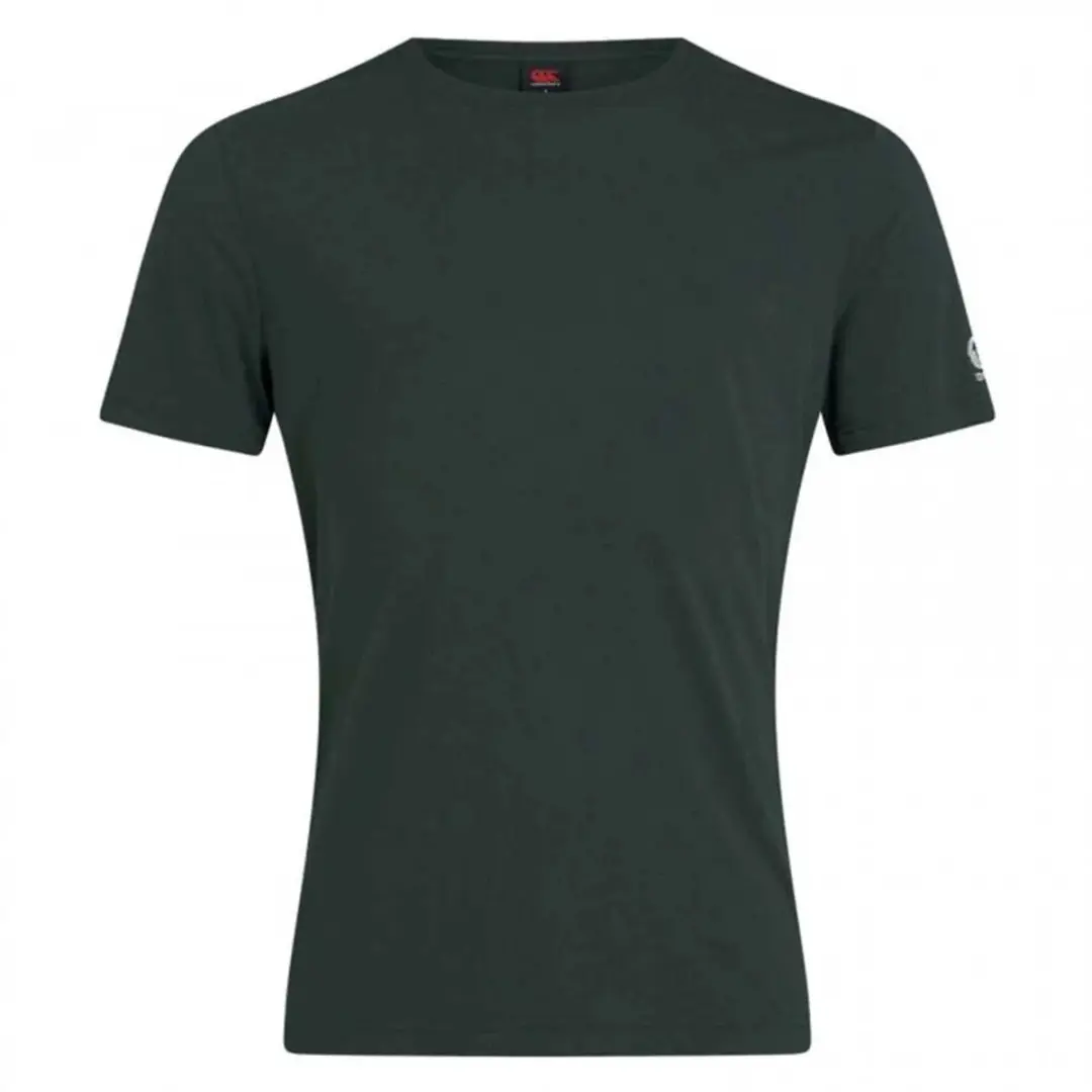 Canterbury Club Plain T-shirt Met Korte Mouwen Groen XL Man