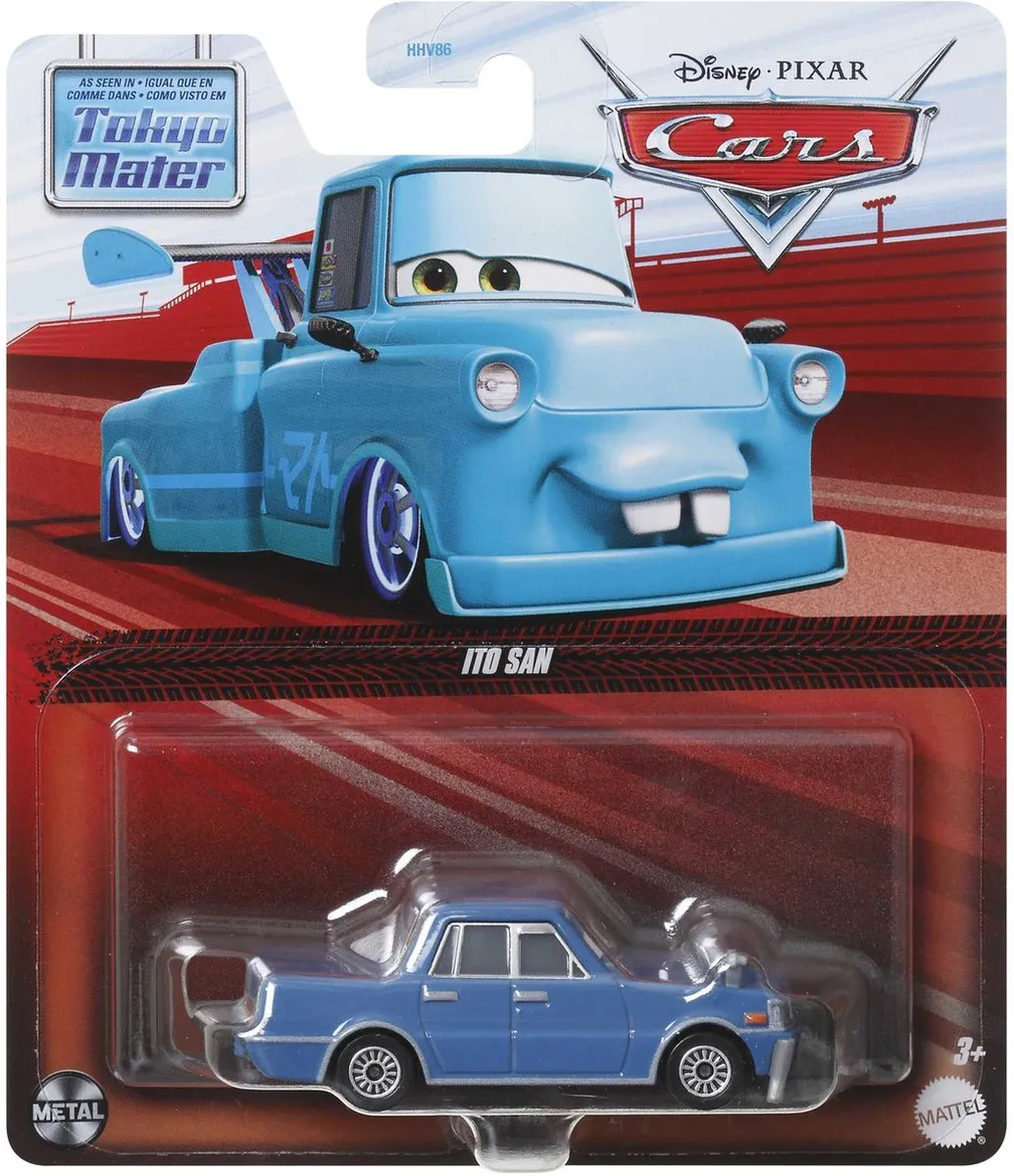 Mattel Disney Pixar Cars Ito San Auto Blauw HKY52