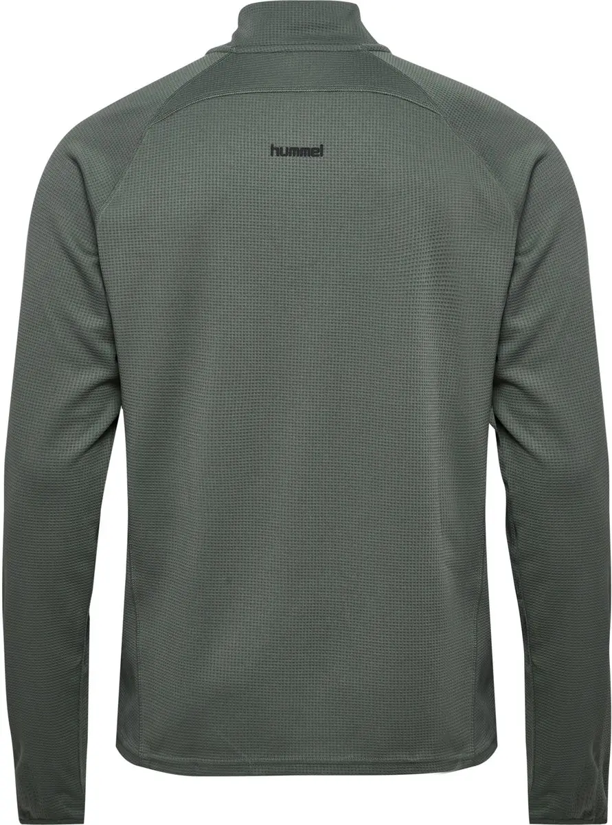 Hummel hmlPULSE Half Zip Midlayer - XL - Castor Gray