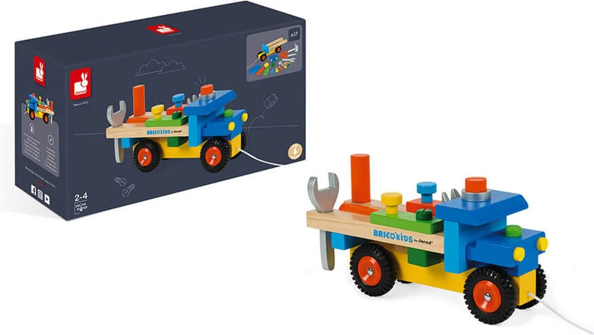 Janod Brico'Kids Bouwvrachtwagen J05022