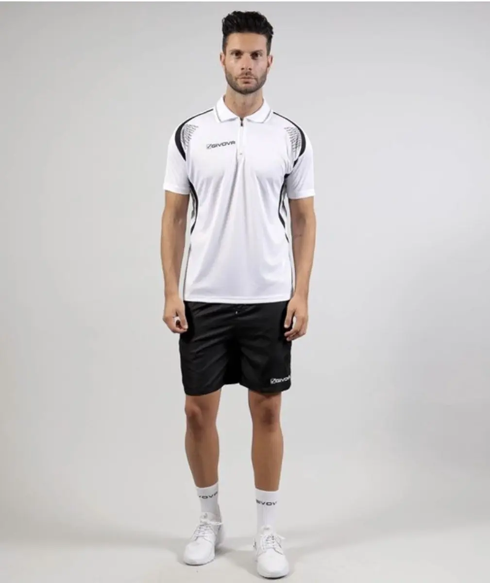 Givova Kit034 Padel Tenue Heren - Korte Broek & Shirt S - Veelkleurig