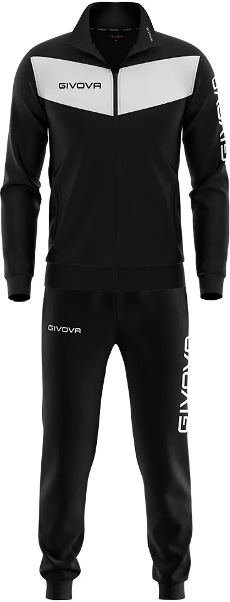 Givova Visa Trainingspak - Wit/Zwart - XXS