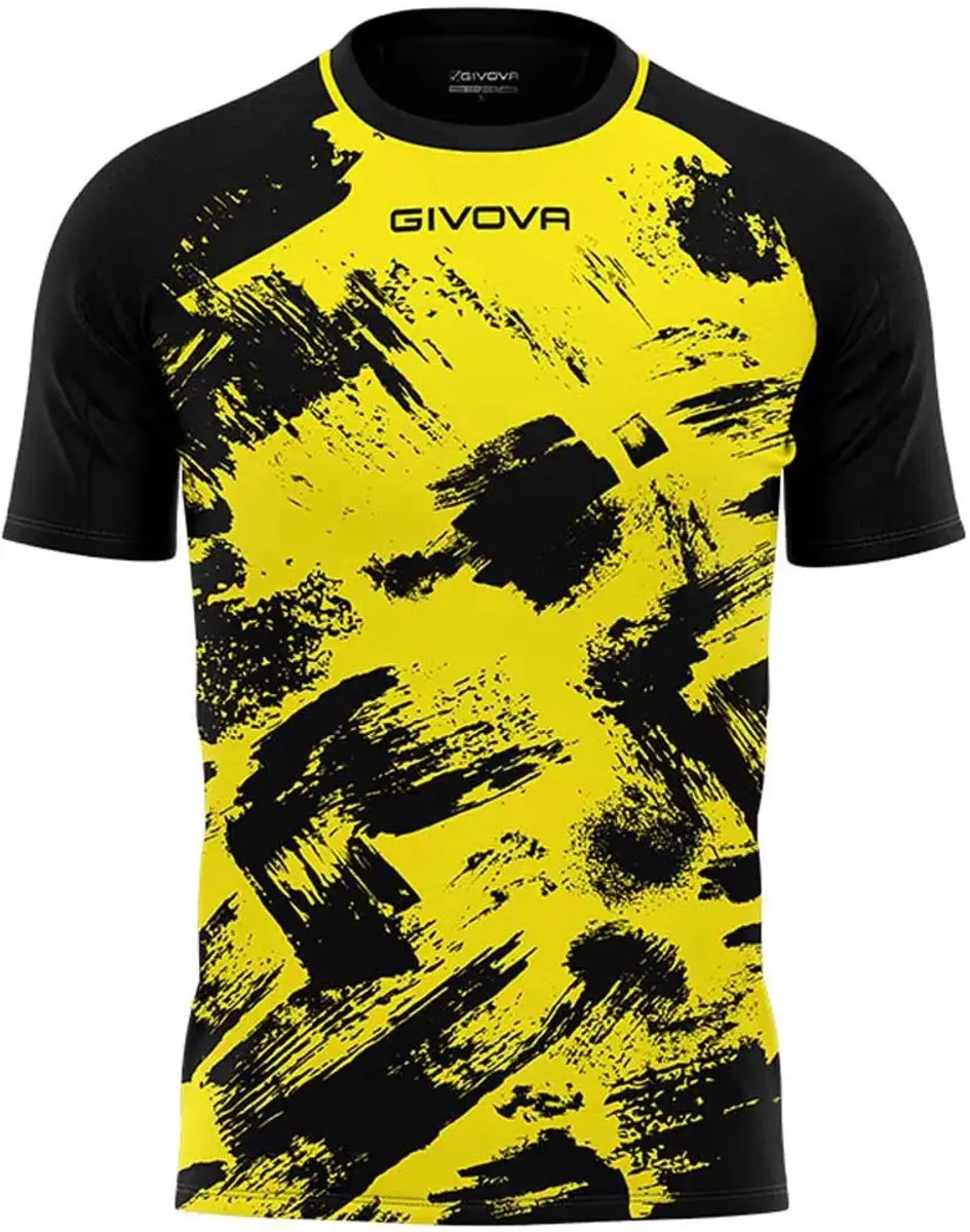 Givova Art Interlock Sportset Geel-zwart - XS