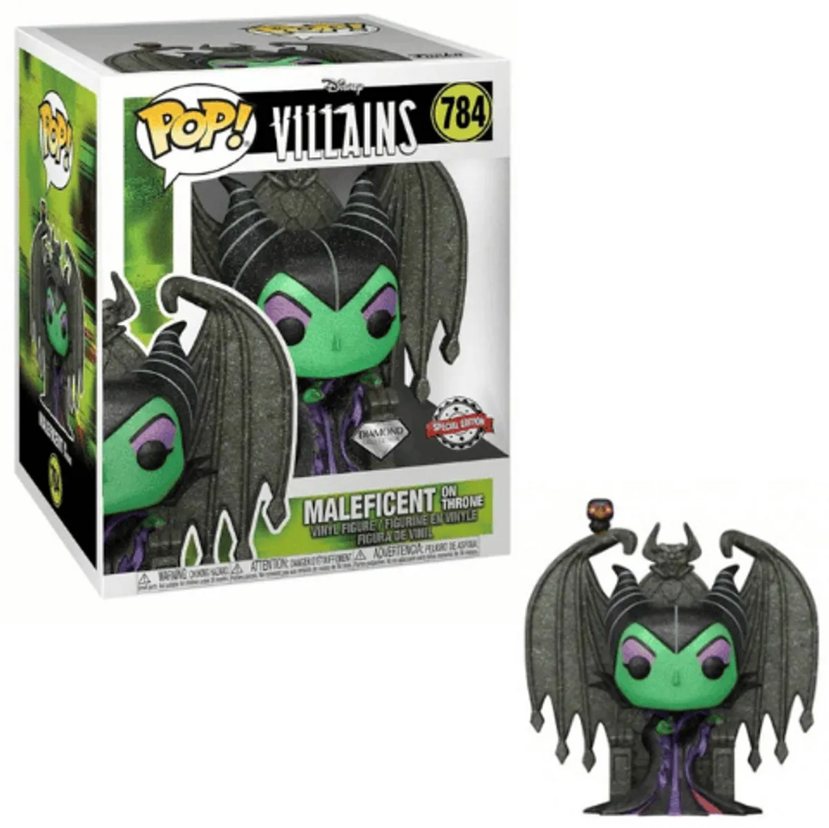 Disney Funko POP! Deluxe Maleficent On Throne - Multicolours