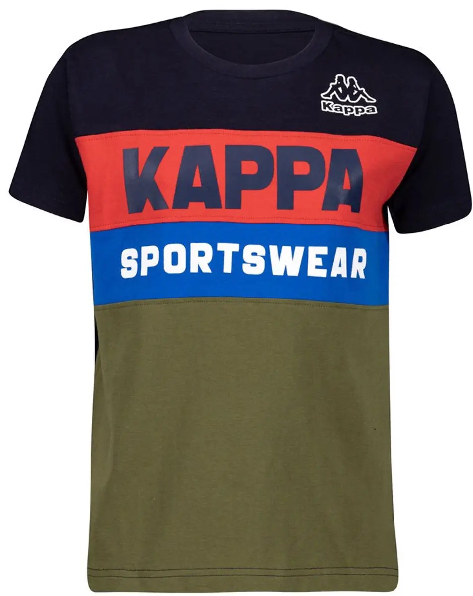 Kappa 8036m00058 T-shirt Met Korte Mouwen Blauw 12 Years Kinderen