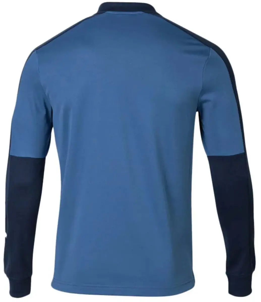 Joma Eco Championship Sweatshirt - Halve Rits - Royal/Navy - 12-14j