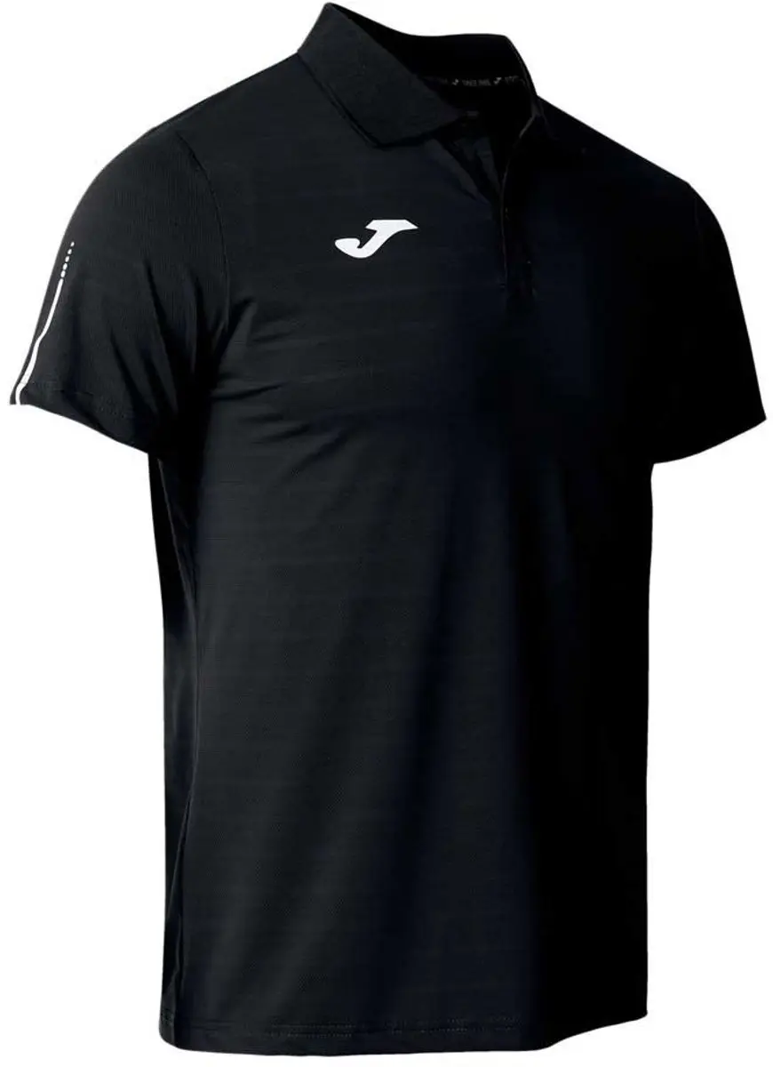 Joma Torneo Korte Mouw Poloshirt Zwart 7-8 Years Jongens