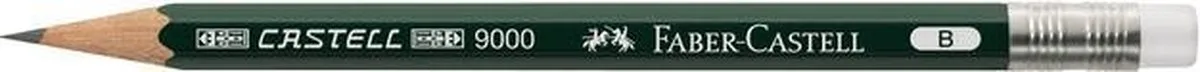 Faber-Castell 9000 B Potlood - 3 Stuks