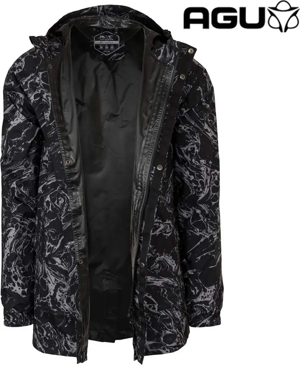 AGU Motion Parka Fietsregenjas Poray 5000 - Grijs - S