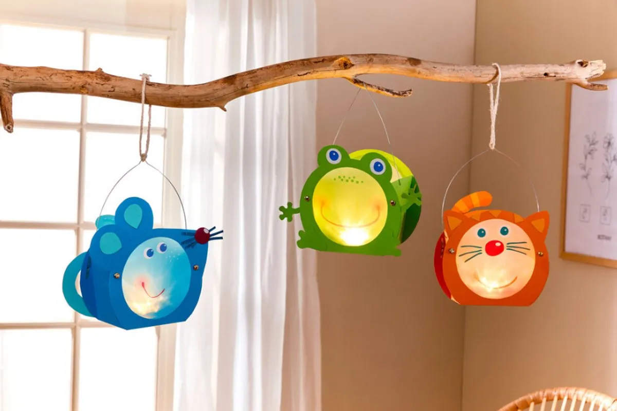 Haba Dieren Knutselset Mini Lantaarns - Multicolor