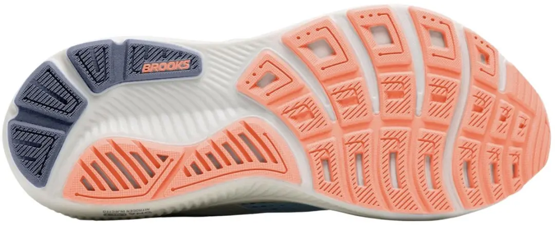 Brooks Ghost 18 Hardloopschoenen Dames - 39 - Lichtroze/Blauw - afbeelding 6 van 6
