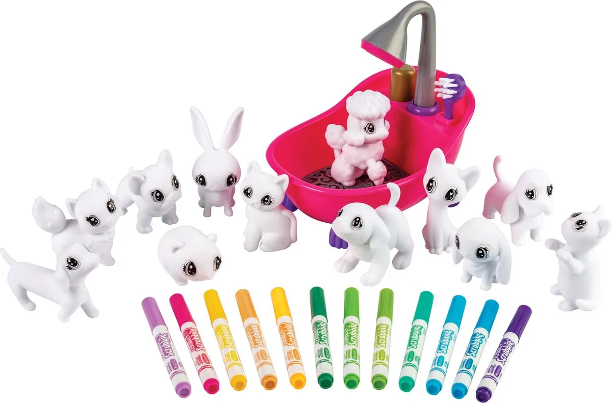 Crayola Washimals Hobbypakket - 12 Stuks Veelkleurig