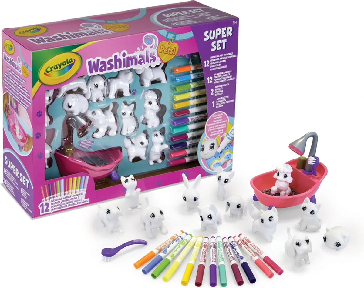 Crayola Washimals Hobbypakket
