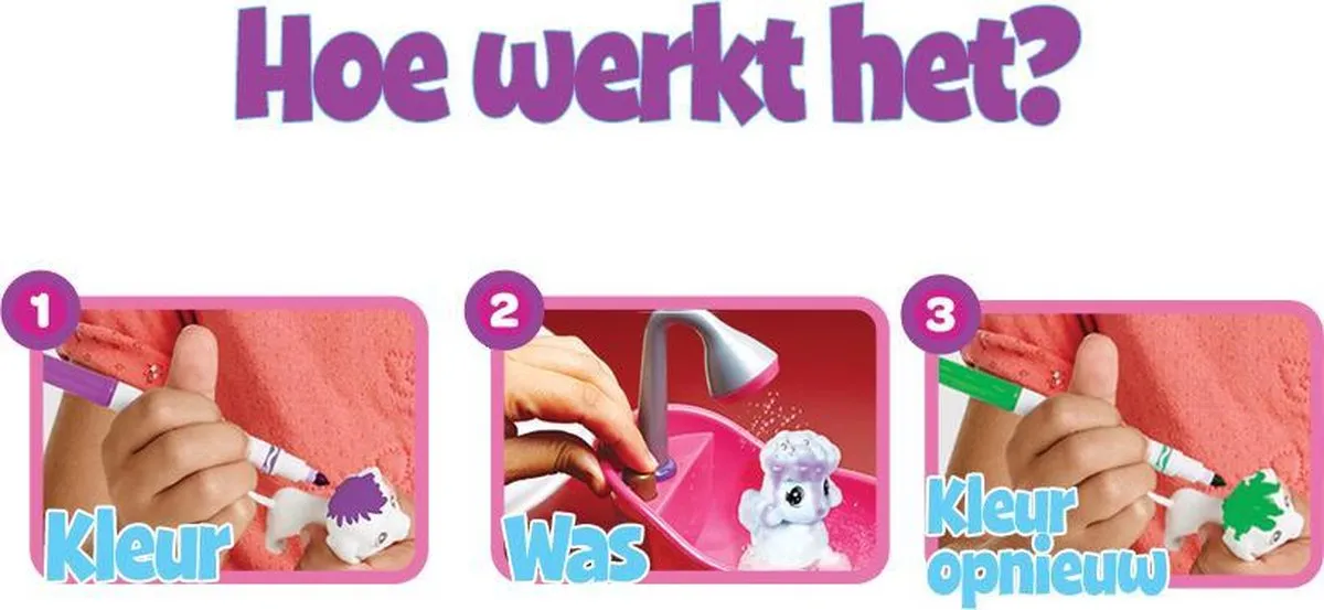 Crayola Washimals Hobbypakket - 12 Stuks Veelkleurig